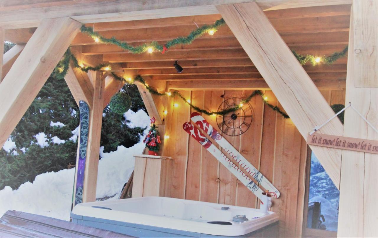 Chalet Miravidi, Montchavin-La Plagne, Jacuzzi & Sauna Exteriér fotografie