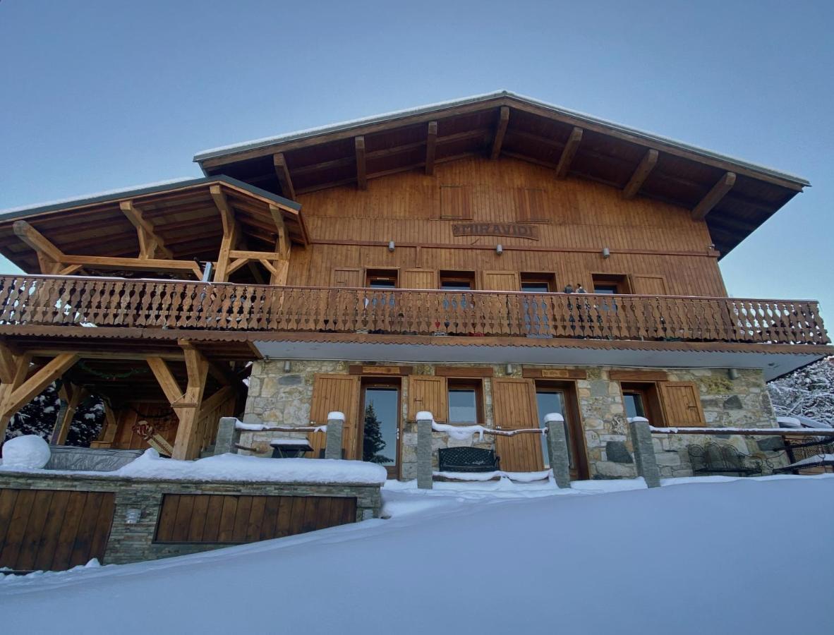 Chalet Miravidi, Montchavin-La Plagne, Jacuzzi & Sauna Exteriér fotografie